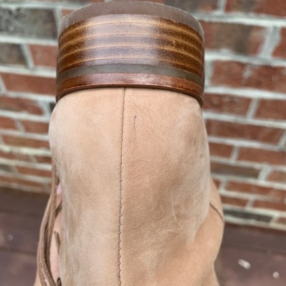 Sam Edelman Josephine Boho Slouch Fringe Boot 7.5 - Picture 9 of 13